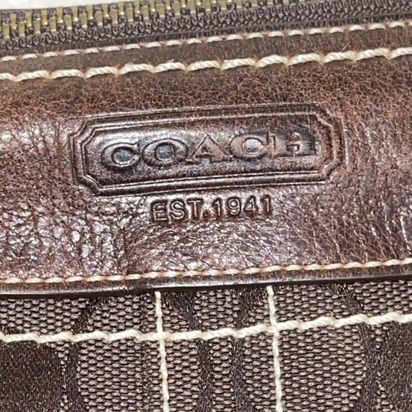 Coach Signature Handbag authentic RARE bag - Picture 3 of 16